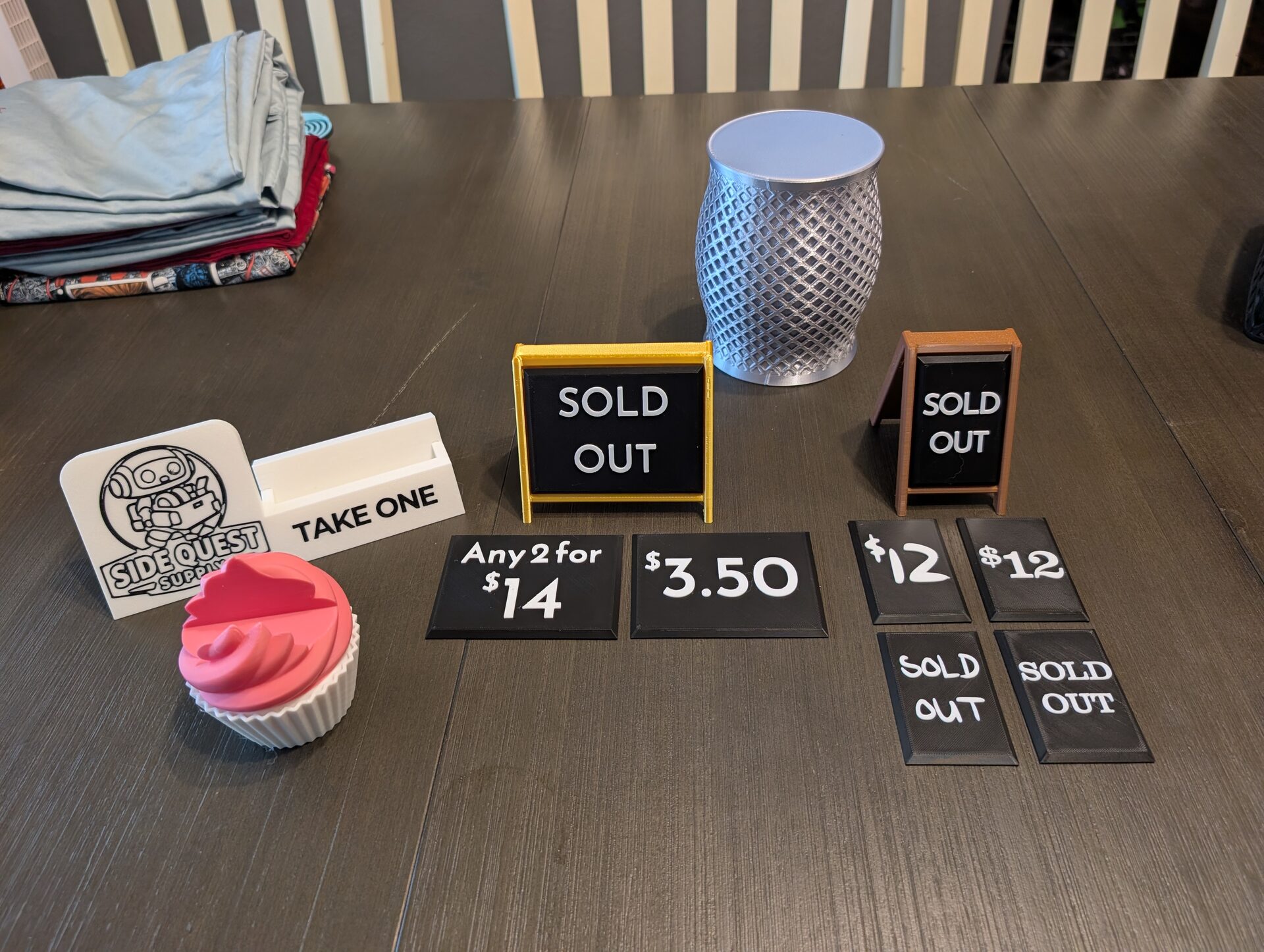 Example Mini Magnetic Signs & A-Frames builds from the shop 2